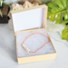 Fish Bone Copper Bracelet in packaging